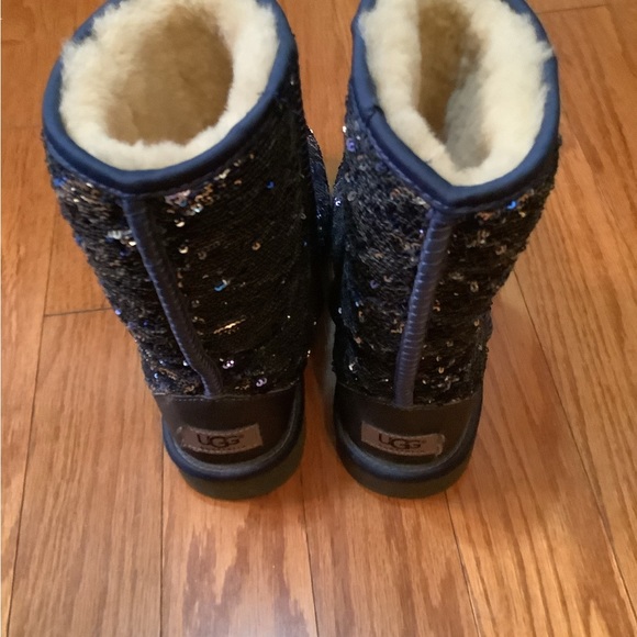 Ugg Blue Sequin Boots - Picture 7 of 11